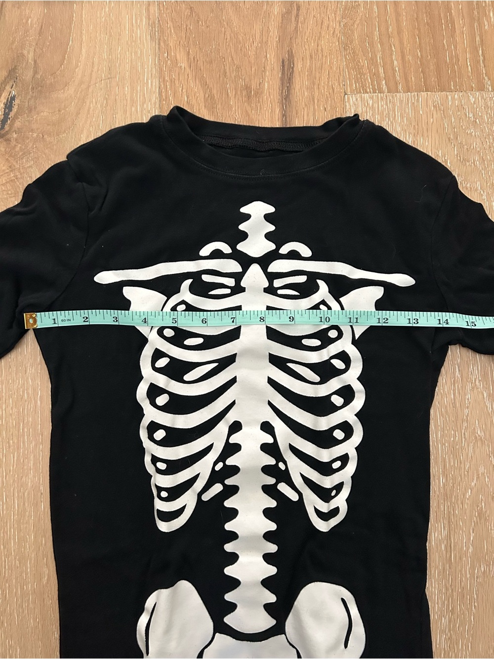 Black Skeleton Kids Costume Pajama Set - Skeleton Design - Picture 6 of 10
